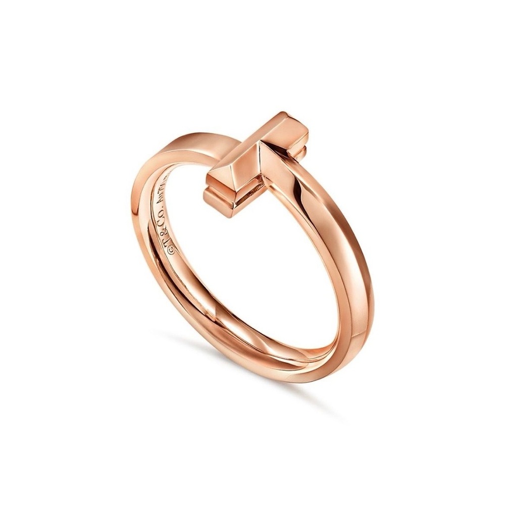 Tiffany & Co. Rose Gold T Ring